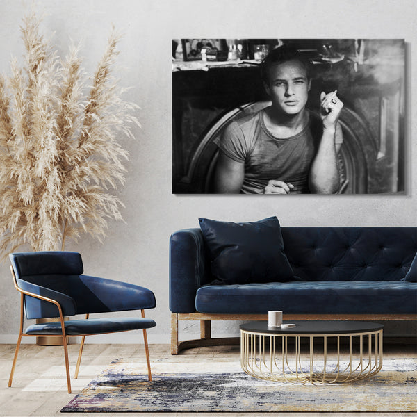 Leinwandbild Marlon Brando Portrait movie-star Schauspieler Hollywood
