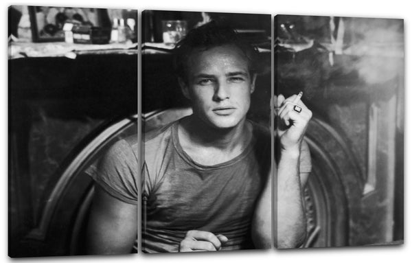 Leinwandbild Marlon Brando Portrait movie-star Schauspieler Hollywood