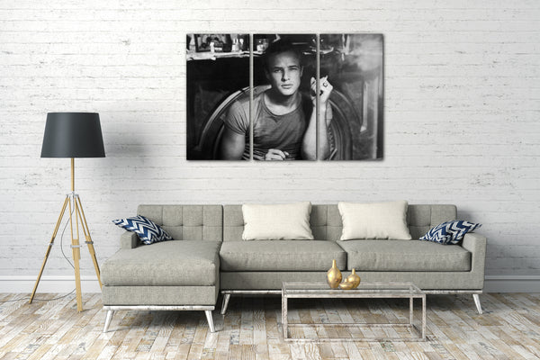Leinwandbild Marlon Brando Portrait movie-star Schauspieler Hollywood