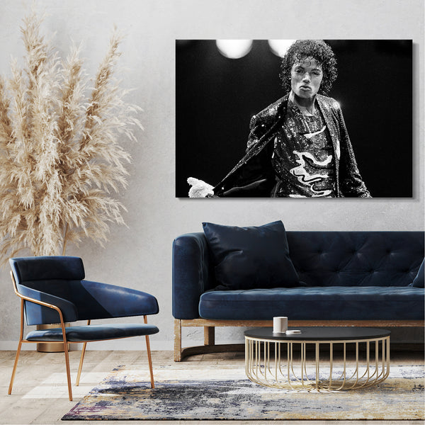Leinwandbild Michael Jackson on stage Legende King of Pop Musik-Star