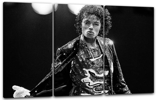 Leinwandbild Michael Jackson on stage Legende King of Pop Musik-Star