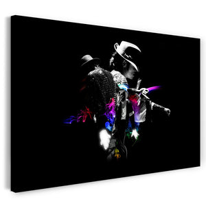 Leinwandbild Michael Jackson Pop-Legende Kult-Grafik Musik-Star King