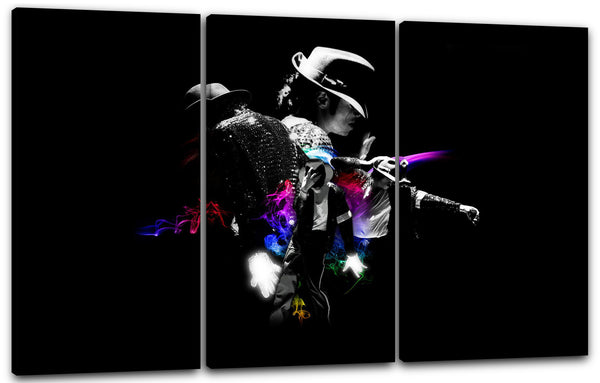 Leinwandbild Michael Jackson Pop-Legende Kult-Grafik Musik-Star King