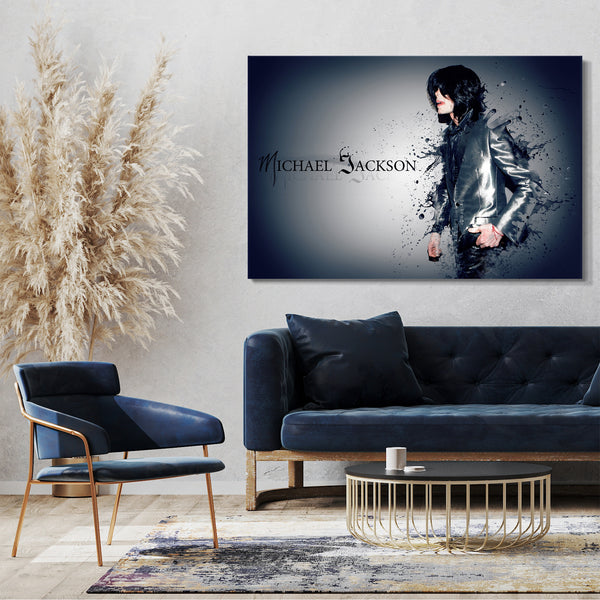 Leinwandbild Michael Jackson King of Pop Grafik Legende Mega-Star