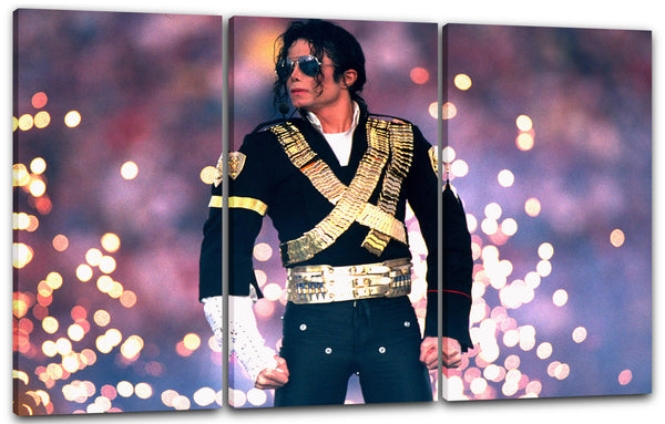 Leinwandbild Michael Jackson Mega-Show Konzert on stage King of Pop