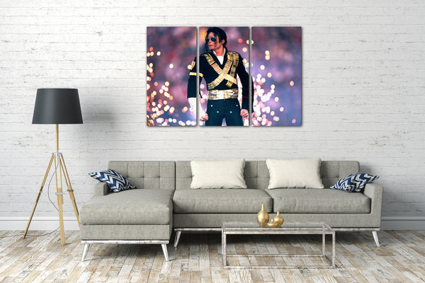 Leinwandbild Michael Jackson Mega-Show Konzert on stage King of Pop