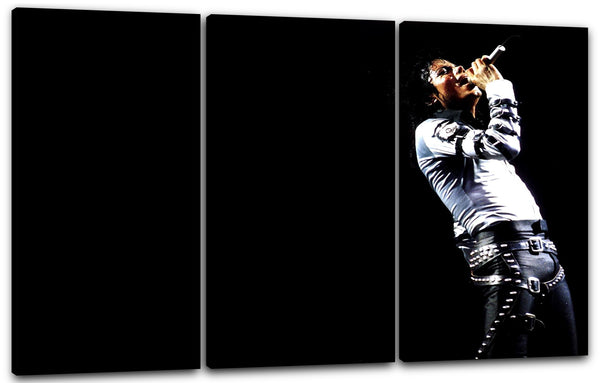 Leinwandbild Michael Jackson Kult-Foto on stage Performance King of Pop