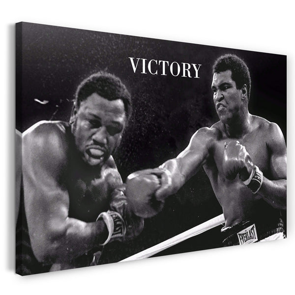 Leinwandbild Muhammad Ali Victory Kult-Kampf Box-Legende Star fight