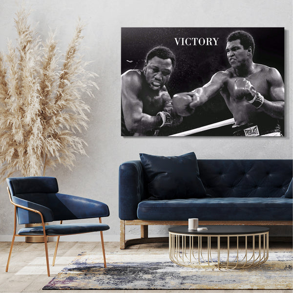 Leinwandbild Muhammad Ali Victory Kult-Kampf Box-Legende Star fight