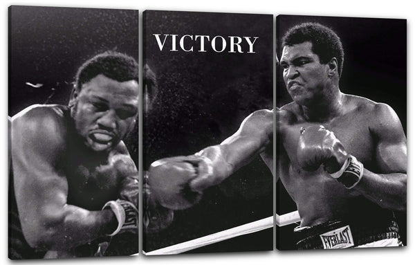 Leinwandbild Muhammad Ali Victory Kult-Kampf Box-Legende Star fight
