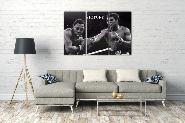 Leinwandbild Muhammad Ali Victory Kult-Kampf Box-Legende Star fight