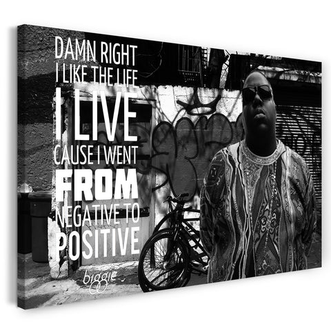 Leinwandbild Notorious BIG Biggie Smalls