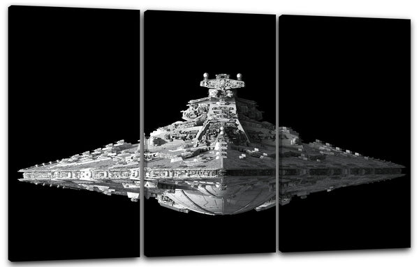 Leinwandbild Star Wars Sternzerstörer Hintergrund schwarz