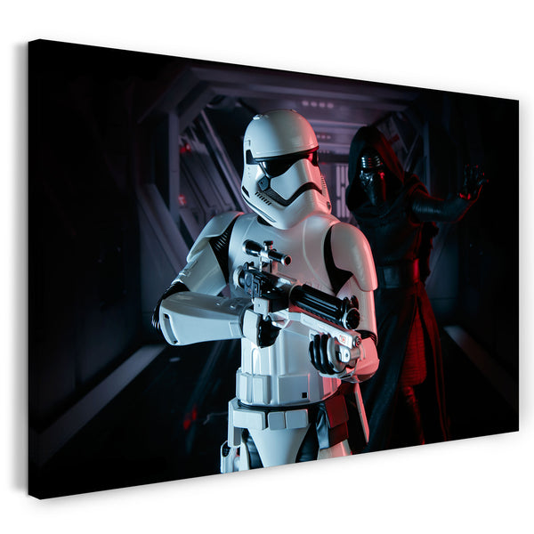 Leinwandbild Star Wars Stormtrooper Kylo Ren