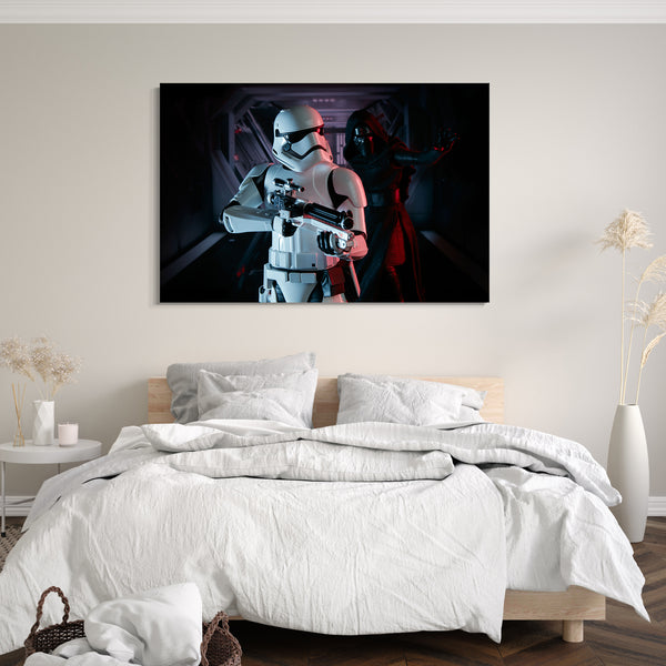 Leinwandbild Star Wars Stormtrooper Kylo Ren