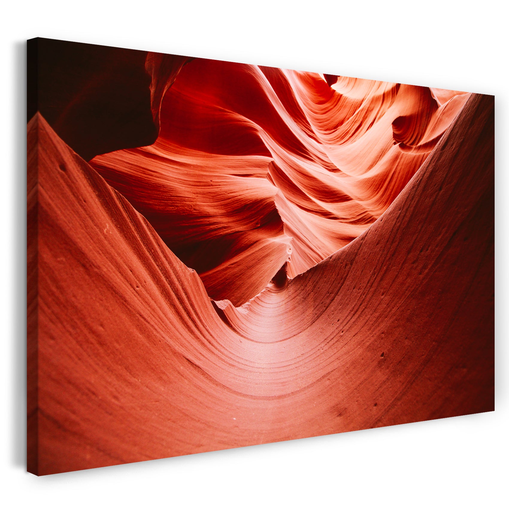 Leinwandbild Stein- und Bergformation abstrakt