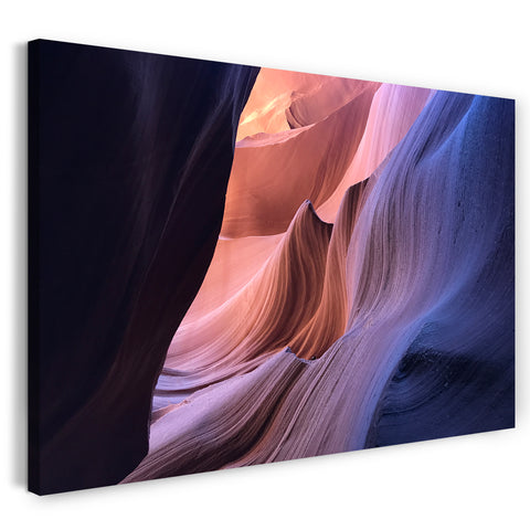 Leinwandbild Abstrakt Bergformation Gesteinsformation