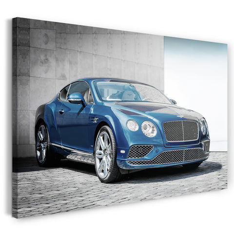 Leinwandbild Bentley Metalliic Blau