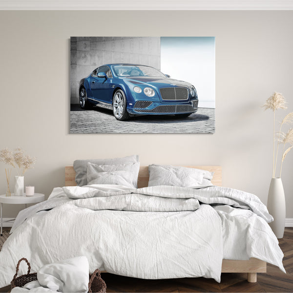 Leinwandbild Bentley Metalliic Blau