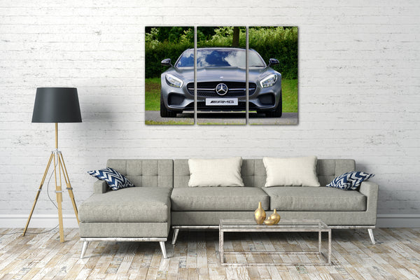 Leinwandbild Autobilder Sportwagen Vorderaufnahme gerade