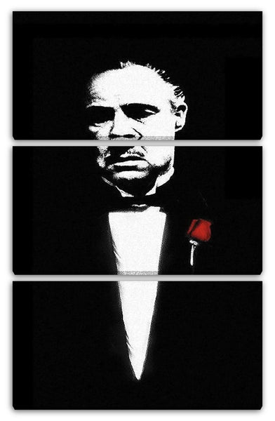 Leinwandbild Der Pate Don Vito Corleone Marlon Brando künstlerisch nachbearbeitet