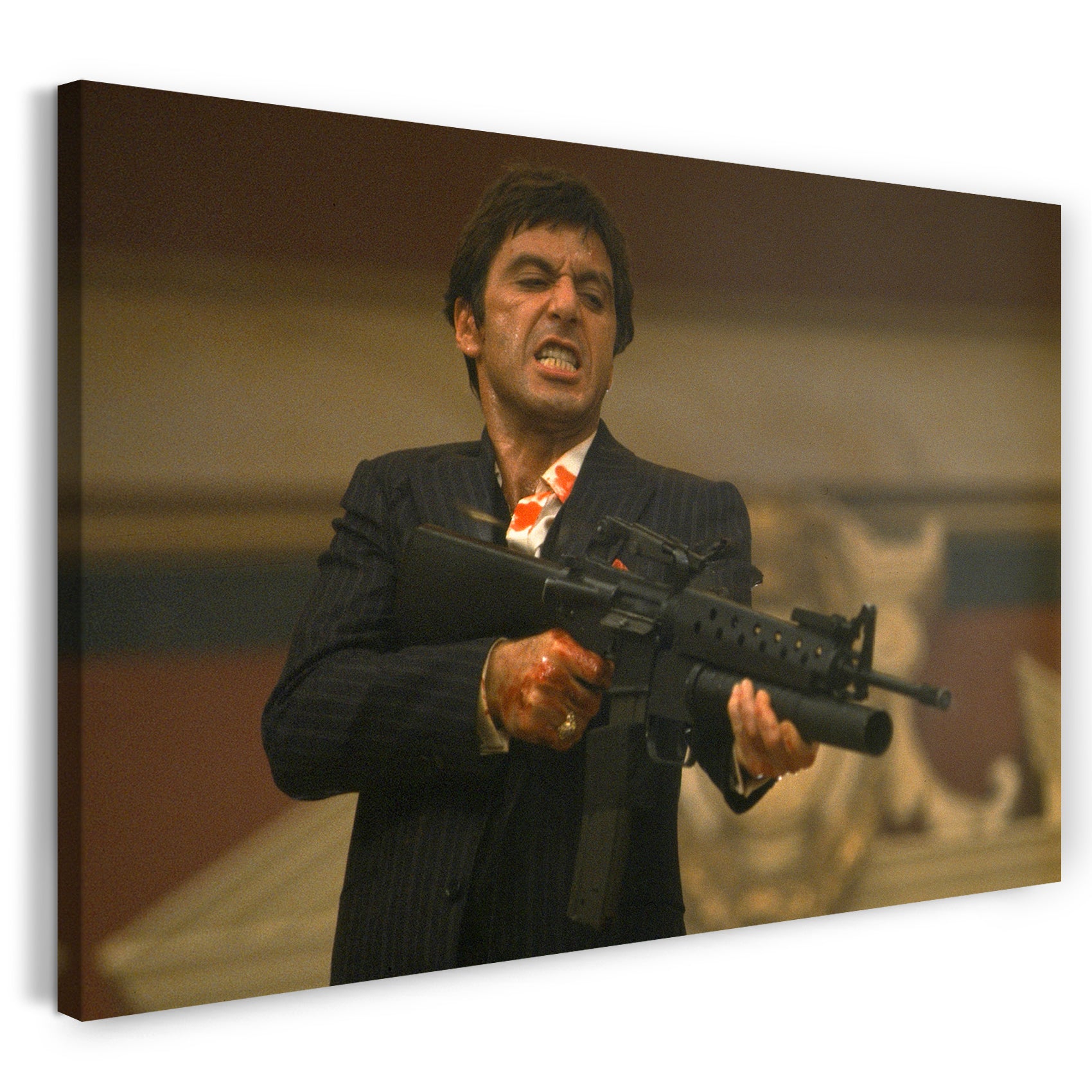 Leinwandbild Scarface Tony Montana (farbig)