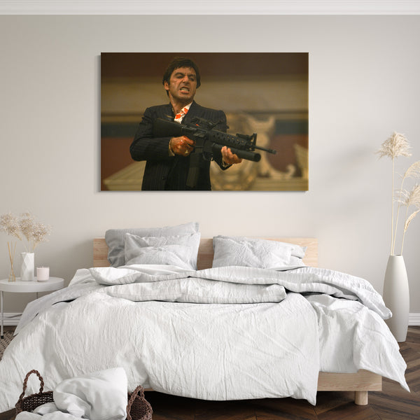 Leinwandbild Scarface Tony Montana (farbig)