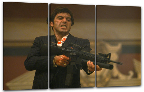 Leinwandbild Scarface Tony Montana (farbig)