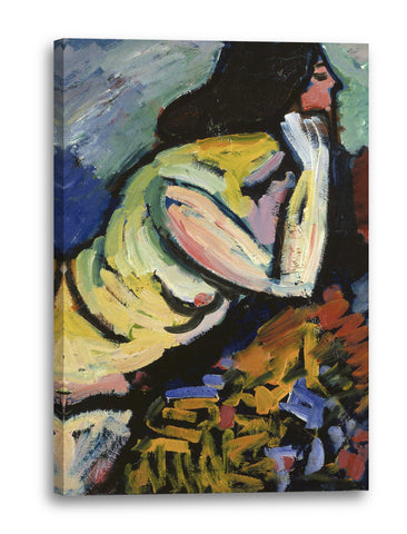 Leinwandbild Alexej von Jawlensky - Nackte Frau