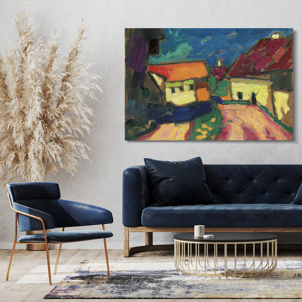 Leinwandbild Alexej von Jawlensky - Dorfstraße