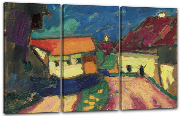 Leinwandbild Alexej von Jawlensky - Dorfstraße