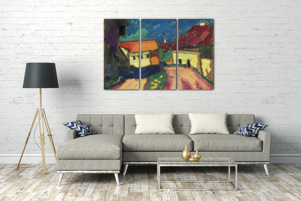Leinwandbild Alexej von Jawlensky - Dorfstraße