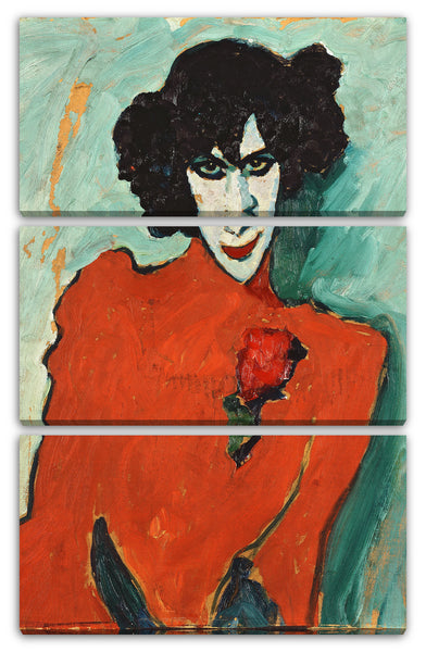 Leinwandbild Alexej von Jawlensky - Portrait der Tänzerin A. Scharoff