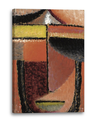 Leinwandbild Alexej von Jawlensky - Abstrakter Kopf