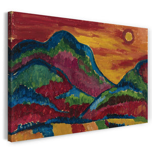 Leinwandbild Alexej von Jawlensky - Oberstdorf
