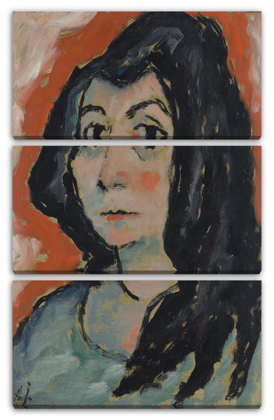 Leinwandbild Alexej von Jawlensky - Helene mit offenem Haar