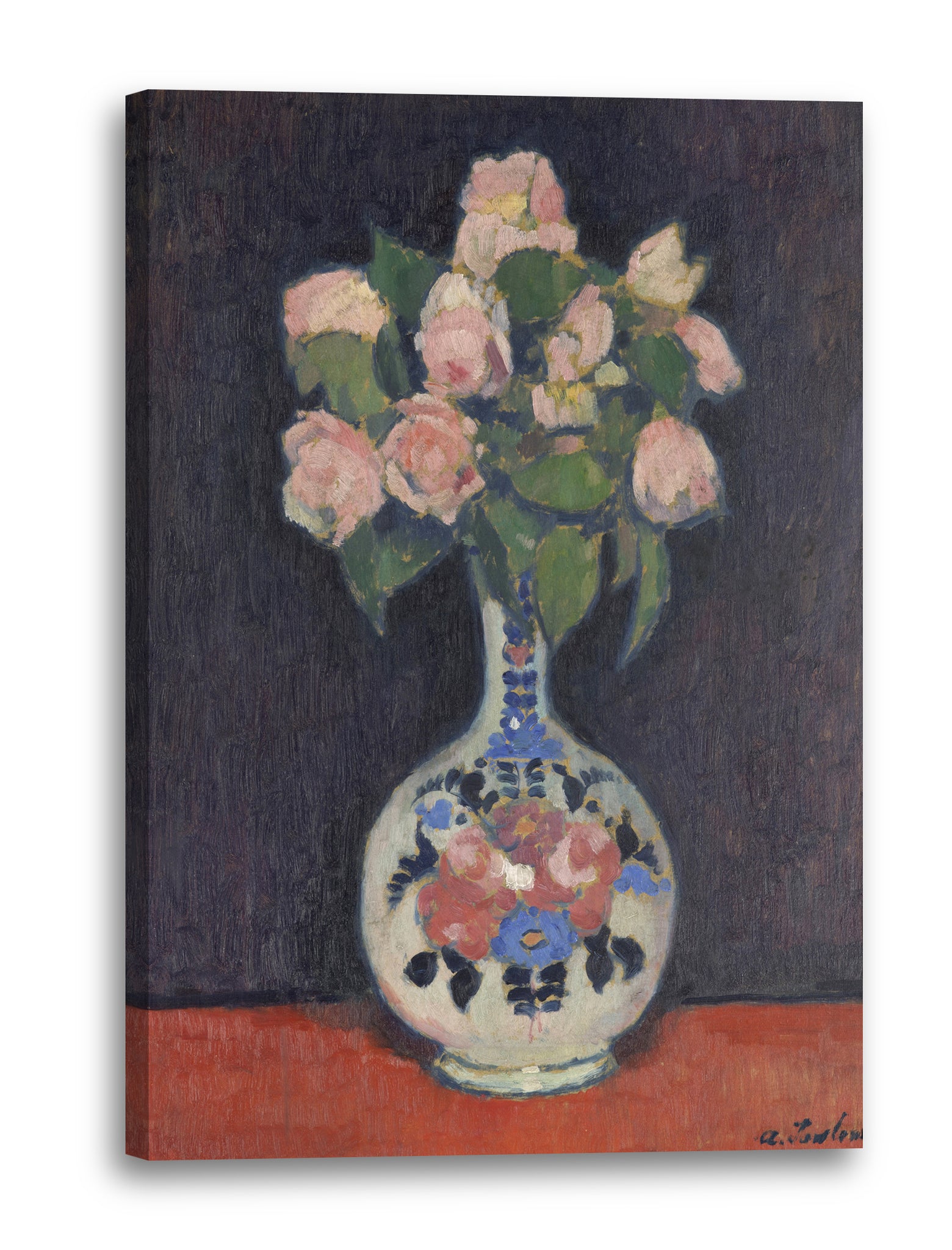 Leinwandbild Alexej von Jawlensky - Stillleben Blumen mit Vase