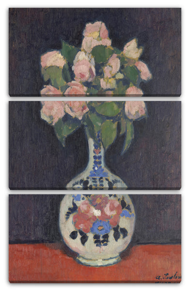 Leinwandbild Alexej von Jawlensky - Stillleben Blumen mit Vase