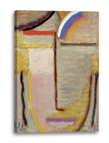 Leinwandbild Alexej von Jawlensky - Abstrakter Kopf