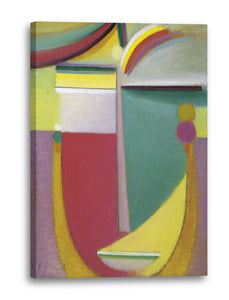 Leinwandbild Alexej von Jawlensky - Abstrakter Kopf: Innere Vision