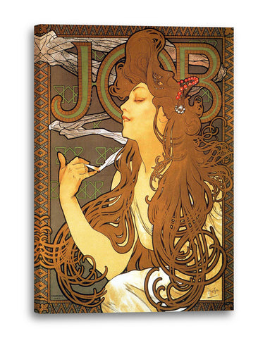 Leinwandbild Alfons Mucha - Job Cigarettes