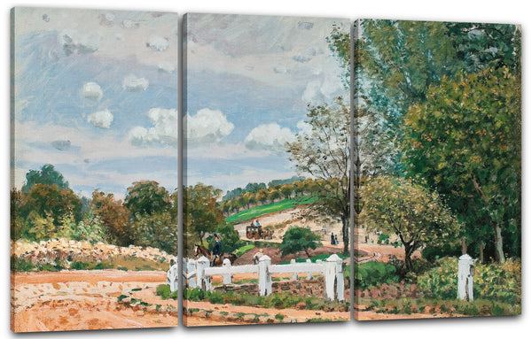 Leinwandbild Alfred Sisley - LA ROUTE DE VERRIERES
