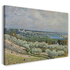 Leinwandbild Alfred Sisley - The Terrace at Saint-Germain Spring