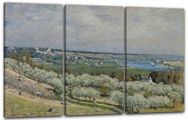 Leinwandbild Alfred Sisley - The Terrace at Saint-Germain Spring