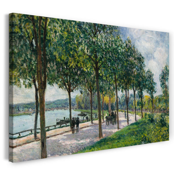 Leinwandbild Alfred Sisley - Allée of Chestnut Trees