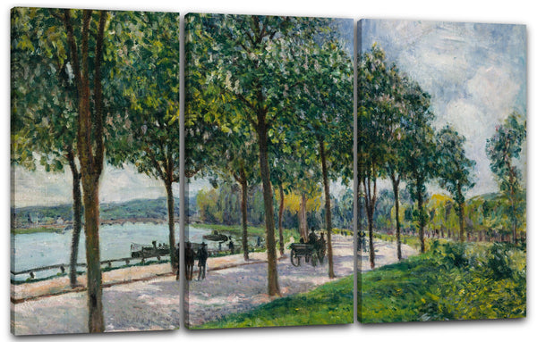 Leinwandbild Alfred Sisley - Allée of Chestnut Trees