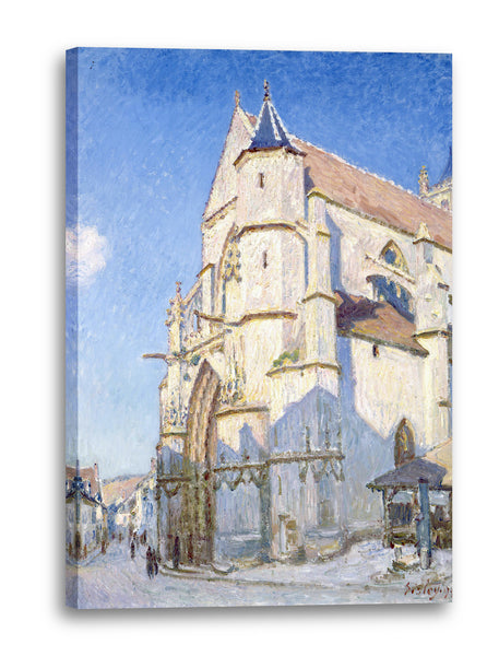 Leinwandbild Alfred Sisley - L'église a Moret-Paris Petit-Palais
