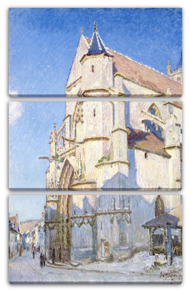 Leinwandbild Alfred Sisley - L'église a Moret-Paris Petit-Palais
