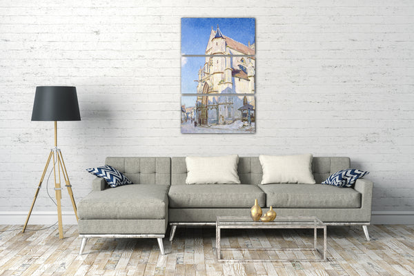 Leinwandbild Alfred Sisley - L'église a Moret-Paris Petit-Palais
