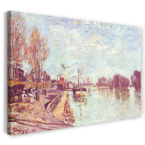 Leinwandbild Alfred Sisley - His at Suresne